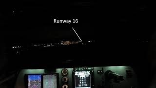 KCLS Final Approach RNAV RWY 16 [upl. by Icul]