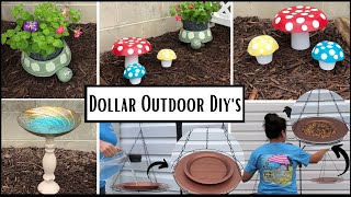 Dollar Outdoor Patio DiysGarden Decor Diys [upl. by Hanaj129]