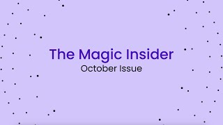 Magic EdTech October Insider [upl. by Heda]