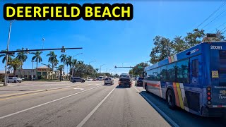 Deerfield Beach Florida Driving Through [upl. by Normy666]