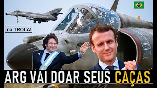 ARGENTINA vai DOAR seus CAÇAS SUPER ETENDARD para UCRÂNIA FABMARINHAEXÉRCITO [upl. by Dnalyag]