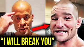 David Goggins REACTS to Strickland Sparring Call Out [upl. by Yeroc]