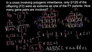 How to solve problems with polygenic inheritance [upl. by Starbuck]