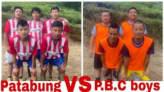 DDSC football tournament highlights⚽⚽ Patabung vs PBC boys football [upl. by Adiraf]