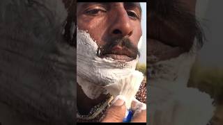 ASMR Shaving 100 Year old man haircut classicshaving asmrhaircut barber traditionalshaving [upl. by Tterrej]