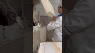 Baking Tano bread🥖☺️The art of baking tandoori bread in Iran shortsvideo bread [upl. by Ahsercal871]