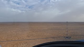 LANDING AT KSAR GHILANE TUNISIA [upl. by Killian416]