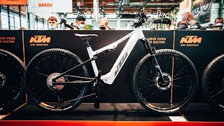 2022 KTM Macina Chacana LFC EMTB  Euro Bike 2021 [upl. by Yxor87]