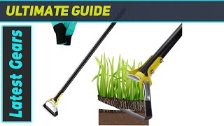 MELVTATA 56 Inch Hoe Stirrup Hoes  The Best Adjustable Garden Tool for Weeding and Soil [upl. by Ariamo705]