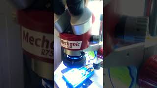 Micro mechanic R75T🔥🎖️💯 shorts microscope mobilerepairing MechanicZ 5MINUTEREPAIR [upl. by Gresham578]