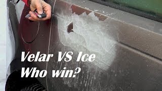 RANGE ROVER VELAR FROZEN DOOR HANDLES  Ice Test [upl. by Politi102]