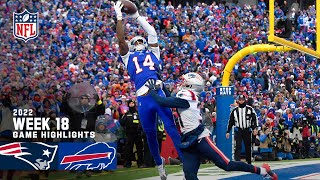 New England Patriots vs Buffalo Bills  2022 Week 18 Game Highlights [upl. by Mitch]