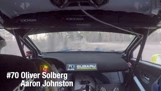 Onboard Oliver Solberg  Rally in the 100 Acre Wood 2019 [upl. by Repmek]