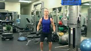 Squat Curl Press  Multi Joint Exercise  Fat Burn [upl. by Beaver675]