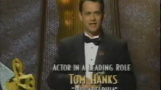 Tom Hanks winning Best Actor for Philadelphia [upl. by Paulie]