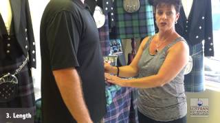 Lothian Kilt Rentals  How to Take Kilt Measurements [upl. by Trilley]