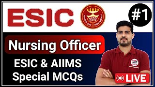 ESIC  AIIMS NORCET  UPUMS Nursing Officer Exam Preparation 1 [upl. by Val]