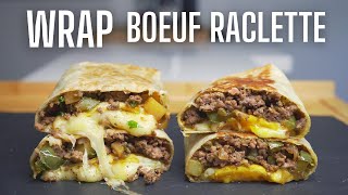 SANDWICH WRAP BOEUF RACLETTE  FOOD IS LOVE [upl. by Darb]