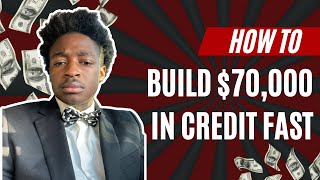 how to build 70k in credit fast [upl. by Olegna]