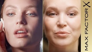 Candice Swanepoel Inspired Celebrity MakeUp Tutorial  Max Factor Skin Bar [upl. by Sommer]