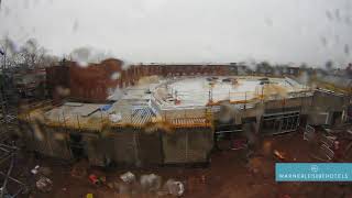 Studley Castle new hotel build  Progress Feb 2018 only  CAM 4 [upl. by Awe813]