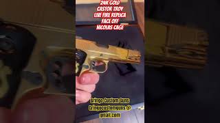 24K Gold Castor Troy Face Off gun 1911 v12 timmalcolm 90dayfiance gun guns 1911 goldplated [upl. by Watt]