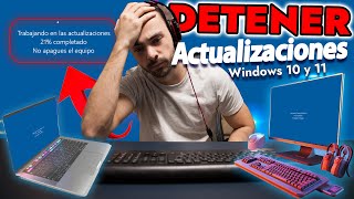 🛑Detener Actualizaciones Windows 10 y 11 para siempre 🚨 [upl. by Engleman]