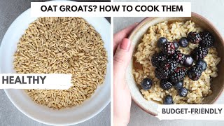 Oat groats What They Are And How To Cook Them In A Pressure Cooker [upl. by Misa]