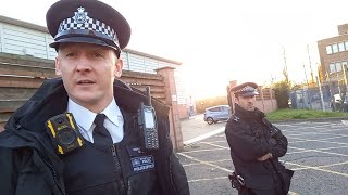 Heavy intimidation by TSG at Catford police base all go by the name of Wayne Kerr [upl. by Goddard]