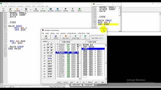 How to take an input and show the output in assembly language using emu8086 [upl. by Atnohs744]