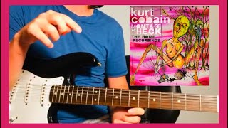 Poisons Gone  Kurt Cobain Guitar lesson  Tutorial [upl. by Templas]