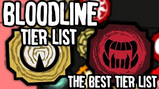 The ACTUAL BEST Bloodline Tier List In Shindo Life  The BEST Bloodline Tier List In Shindo [upl. by Padget]