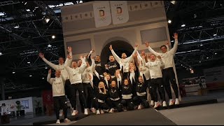 Einkleidung Team Deutschland für Olympia 2024 bei der Messe Düsseldorf [upl. by Aramoj]