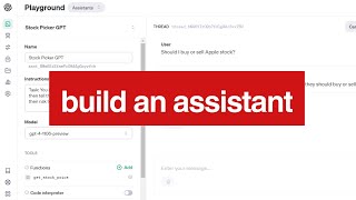 A brief introduction to the Assistants API [upl. by Ainoloppa]