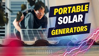 TOP 5 BEST PORTABLE SOLAR GENERATORS 2023 [upl. by Mable]