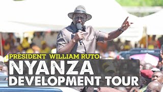 President Rutos Nyanza region development tour [upl. by Sousa]