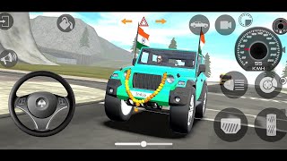 Dollar Song Modified Mahindra Green Thar 👿  Indian Cars Simultor 3D  Android Gameplay Part 18 [upl. by Eerpud]