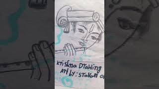 Hare krishna krishna hare hare 👏👏 krishna drawing trending shorts [upl. by Adelle]