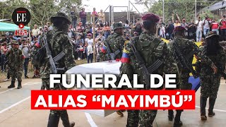 Así fue el funeral de alias “Mayimbú”  El Espectador [upl. by Marleen]