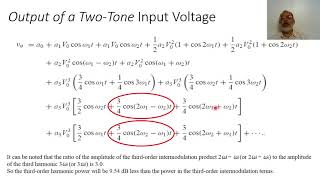 Chapter10 part 13 Harmonic and Intermodulation Distortion [upl. by Ulric]