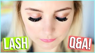 EYELASH EXTENSIONS EXPERIENCE  QampA [upl. by Uot]