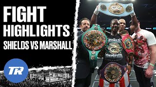 Claressa Shields Becomes Undisputed Champion Again Beating Savannah Marshall  HIGHLIGHTS [upl. by Haley]