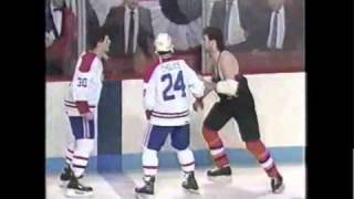 1987 Canadiens  Flyers Pre Game Brawl Bataille Générale [upl. by Parlin274]