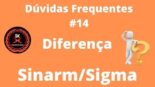 Diferença entre Sinarm e Sigma  Duvidas Frequentes 14  CR do CAC 2022 [upl. by Ednarb62]