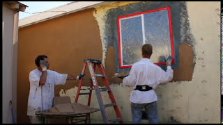 Remove wood siding and replace with stucco [upl. by Sirrah]