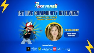 POKEVERSE Philippines Welcomes VERONICA TAYLOR the original voice of Ash Ketchum [upl. by Arratoon]