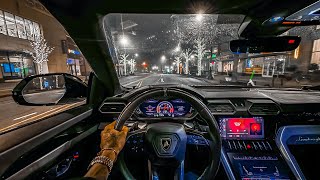 LATE NIGHT MANSORY URUS POV DRIVE [upl. by Airt]