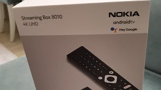 ANDROID TV BOX NOKIA STREAMING BOX 8010BEST ANDROID TV BOX EVER [upl. by Aretta]