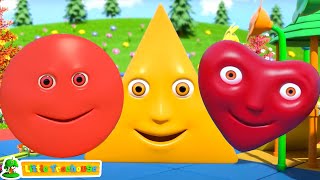 The Shapes Song Preschool Video and Learning Song for Kids [upl. by Akcired]