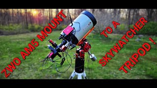 ZWO AM5 Mounted to a SkyWatcher Tripod HEQ5 [upl. by Pears]